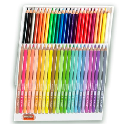 36 Crayons de couleur de Qualité premium