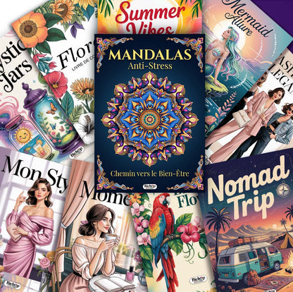 livre_de_coloriage - Bichop_colors - Mandala - Anti - stress