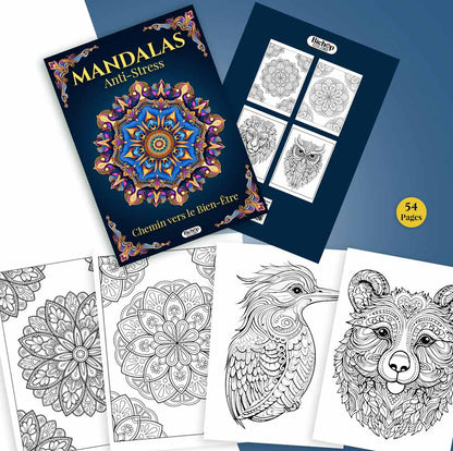 livre_de_coloriage - Bichop_colors - Mandala - Anti - stress