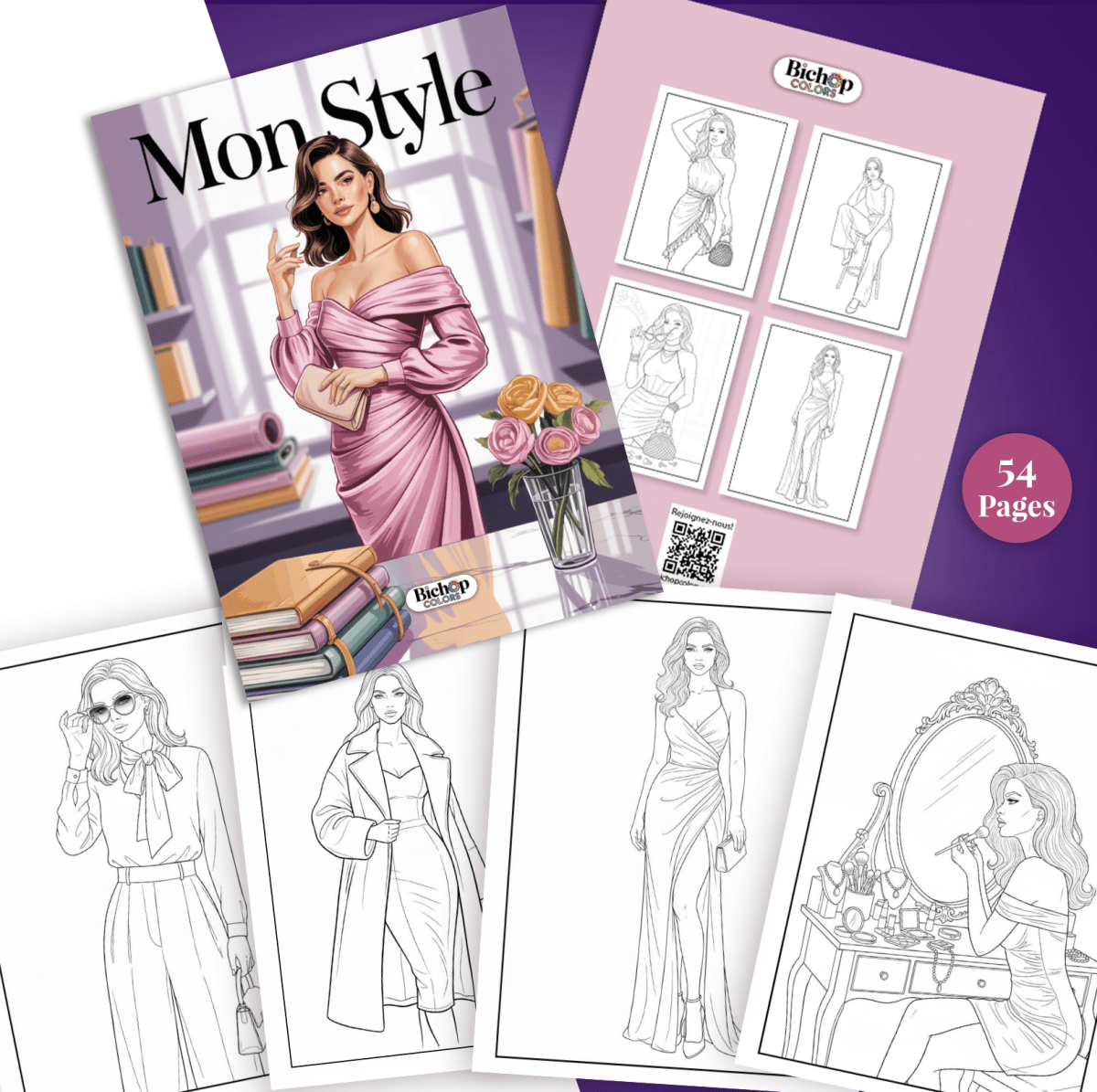 livre_de_coloriage - Bichop_colors - Mandala - Anti - stress