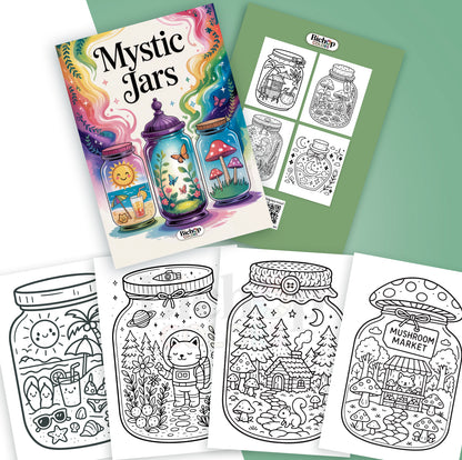 Pack 4 Livres de coloriage + 24 couleurs