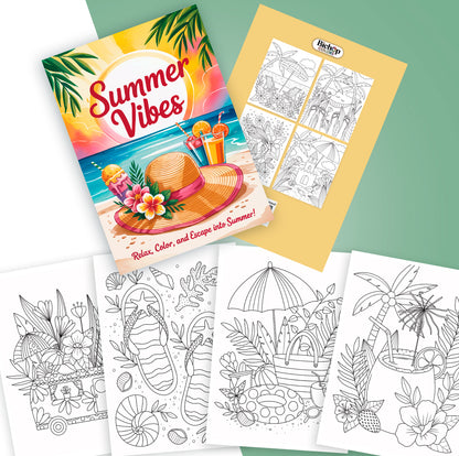 Pack 4 Livres de coloriage + 24 couleurs